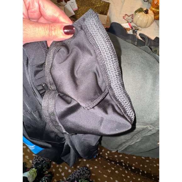 NWT INBIKE Mens Cycling Compression Pants Black & Blue Large Pads Discovery Logo - Picture 13 of 14